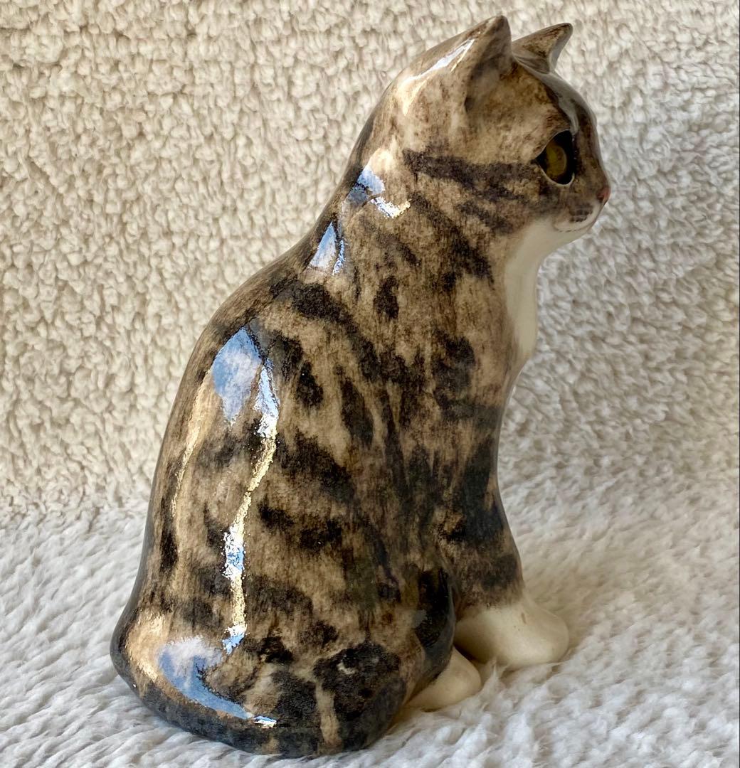 サイズ2　ウィンスタンレイキャット　ケンジントンキャット　キジトラ仔猫　貫入無し