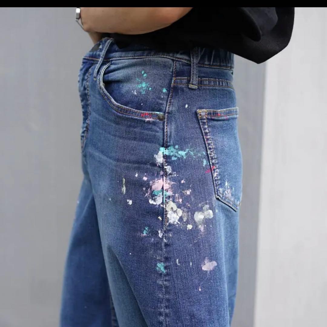 美品♪SURT ビッグジョン　ペイントデニム　スカート