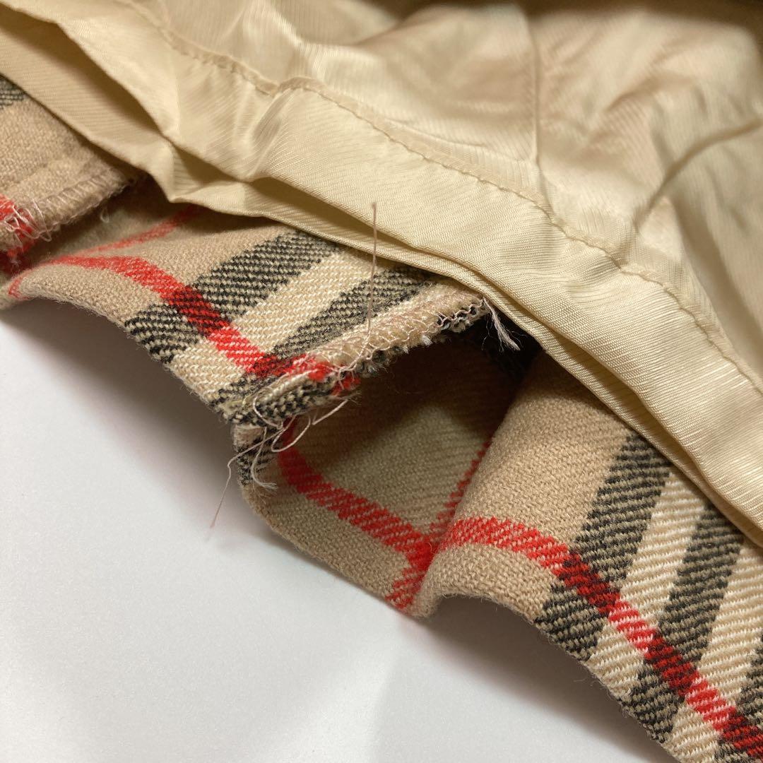 BURBERRY バーバリー プリーツスカート チェック 9 C-TK