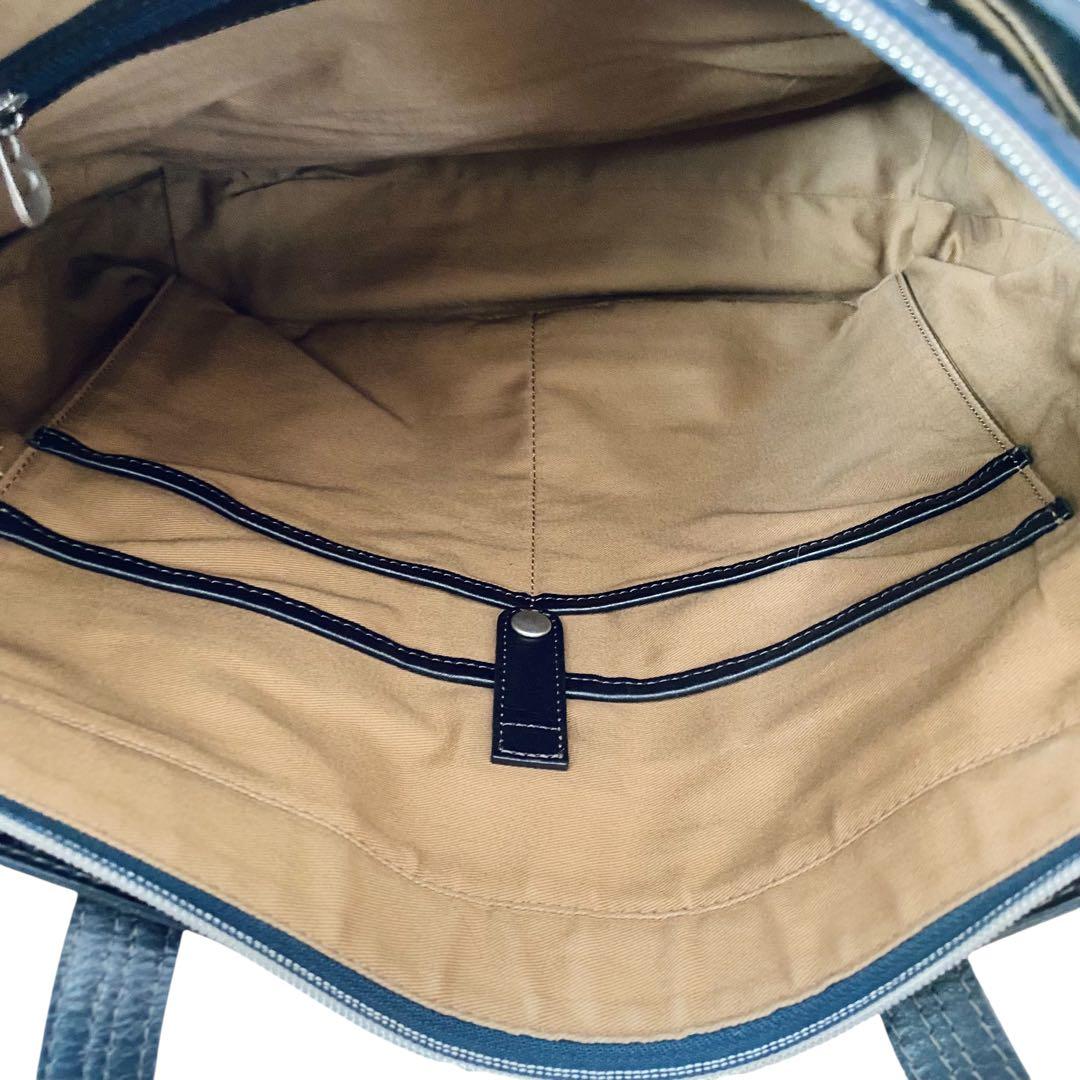 HERGOPOCH エルゴポック【美品】3室構造 レザー トートバッグ