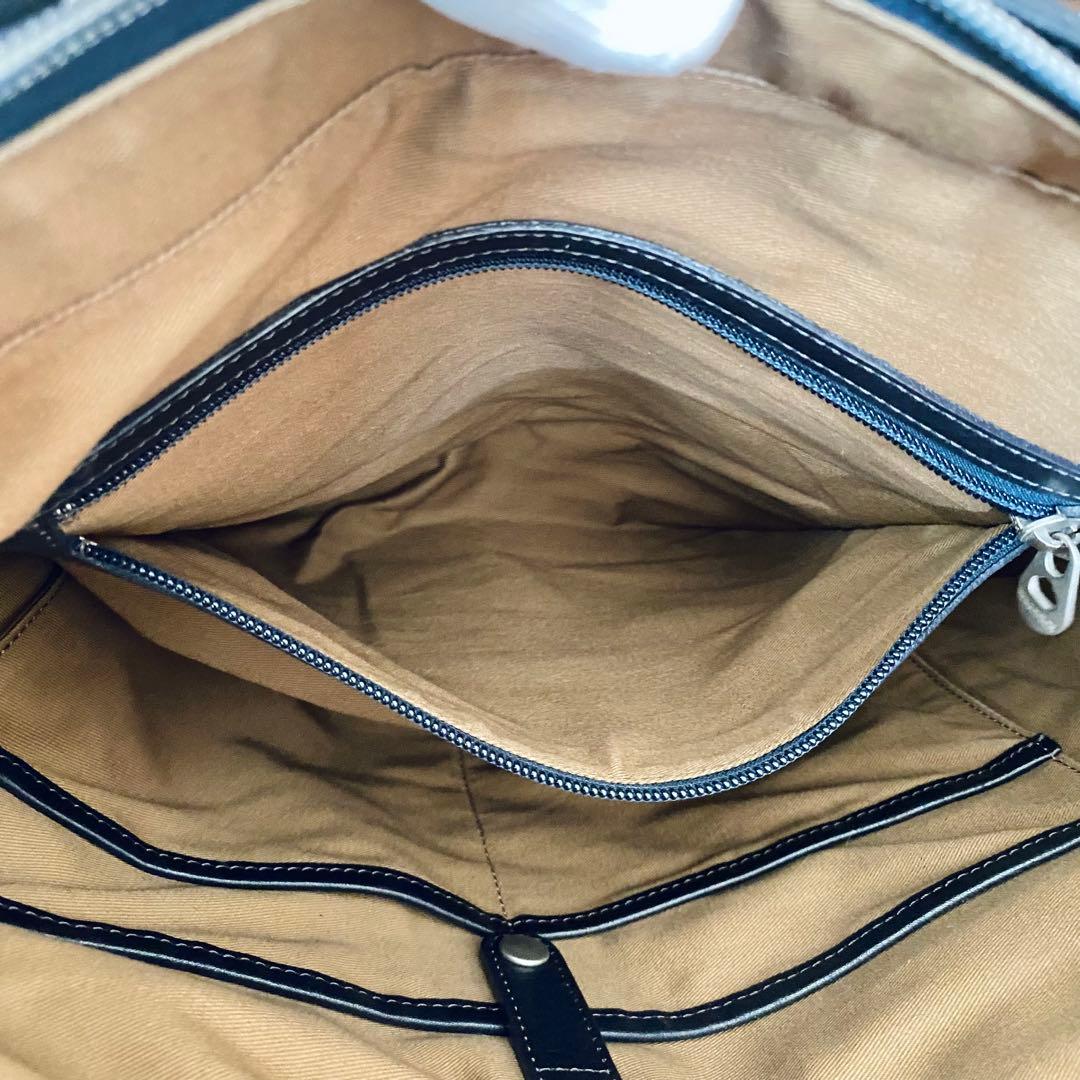 HERGOPOCH エルゴポック【美品】3室構造 レザー トートバッグ