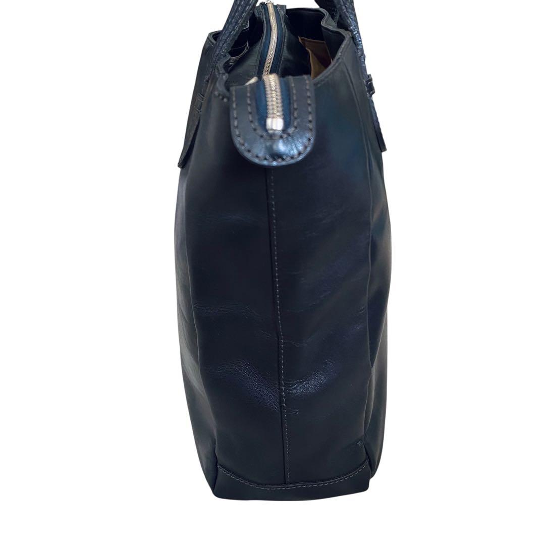 HERGOPOCH エルゴポック【美品】3室構造 レザー トートバッグ