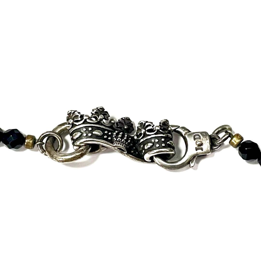 JUSTIN DAVIS クラウン オニキス ブレスレット ブラック sv925