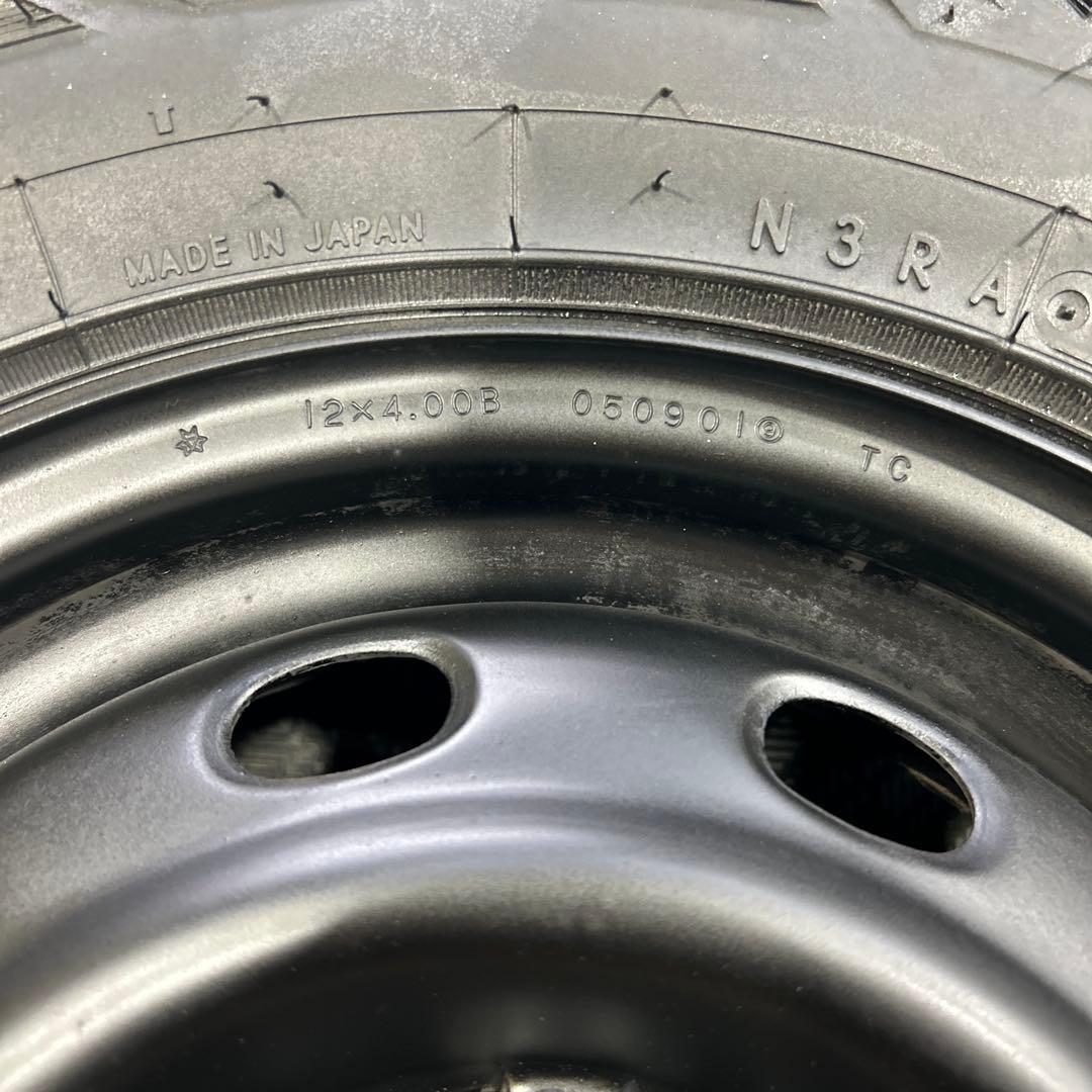 【極美品】TOYO製オフロードタイヤ22年製145/80R12 ホイール付