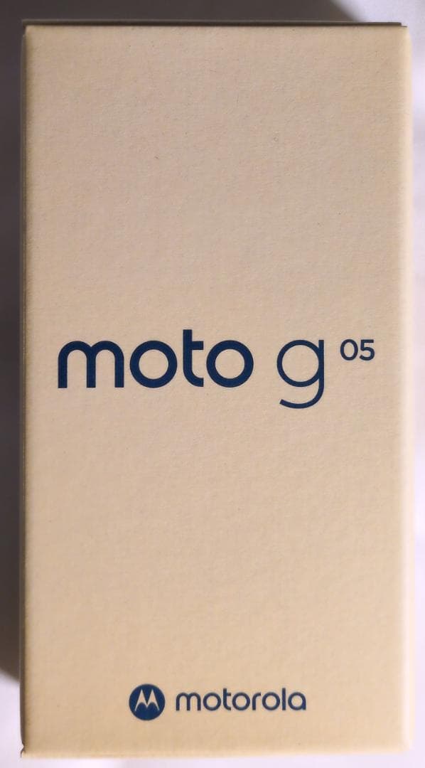 【ほぼ未使用】motog05　ミスティブルー