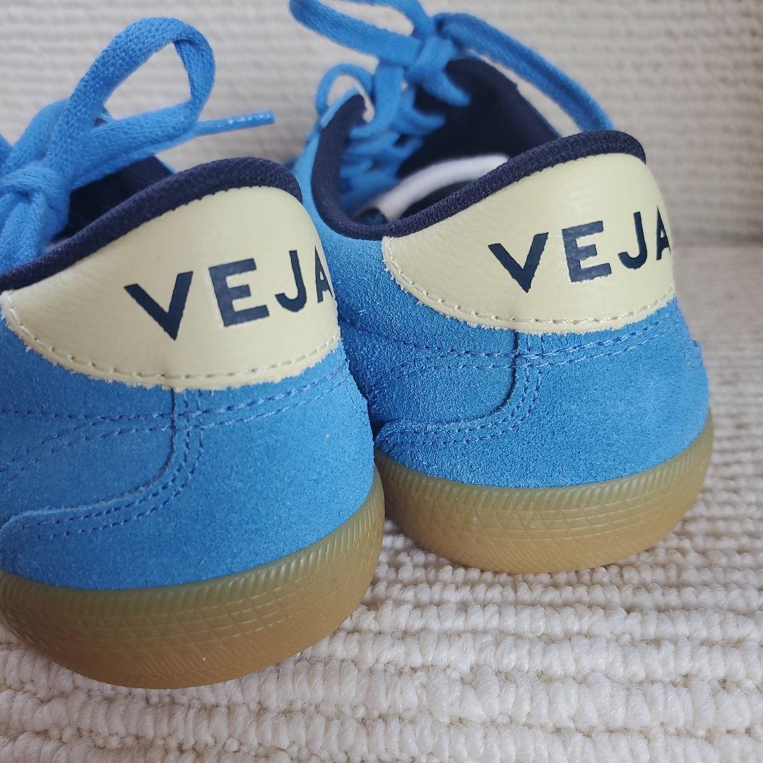 ☆未使用☆VEJA☆24センチ☆レア色ブルー×スエード☆スニーカー。