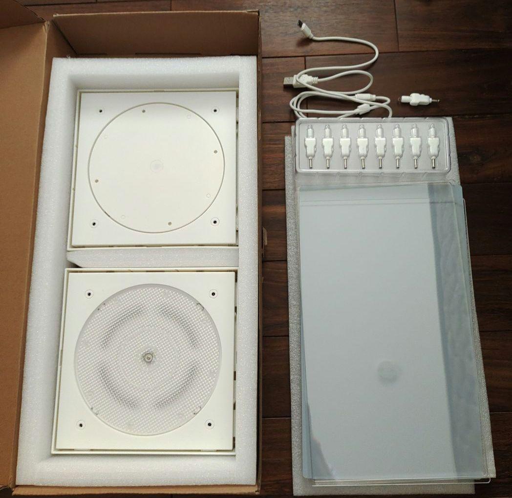 STAGE360　フィギュアケース　回転　Mサイズ ホワイト　背面鏡