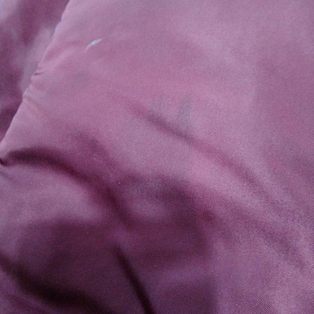 ビンテージ80年代アルファMA-1リバーシブルナイロンフライトJKT赤ワインM