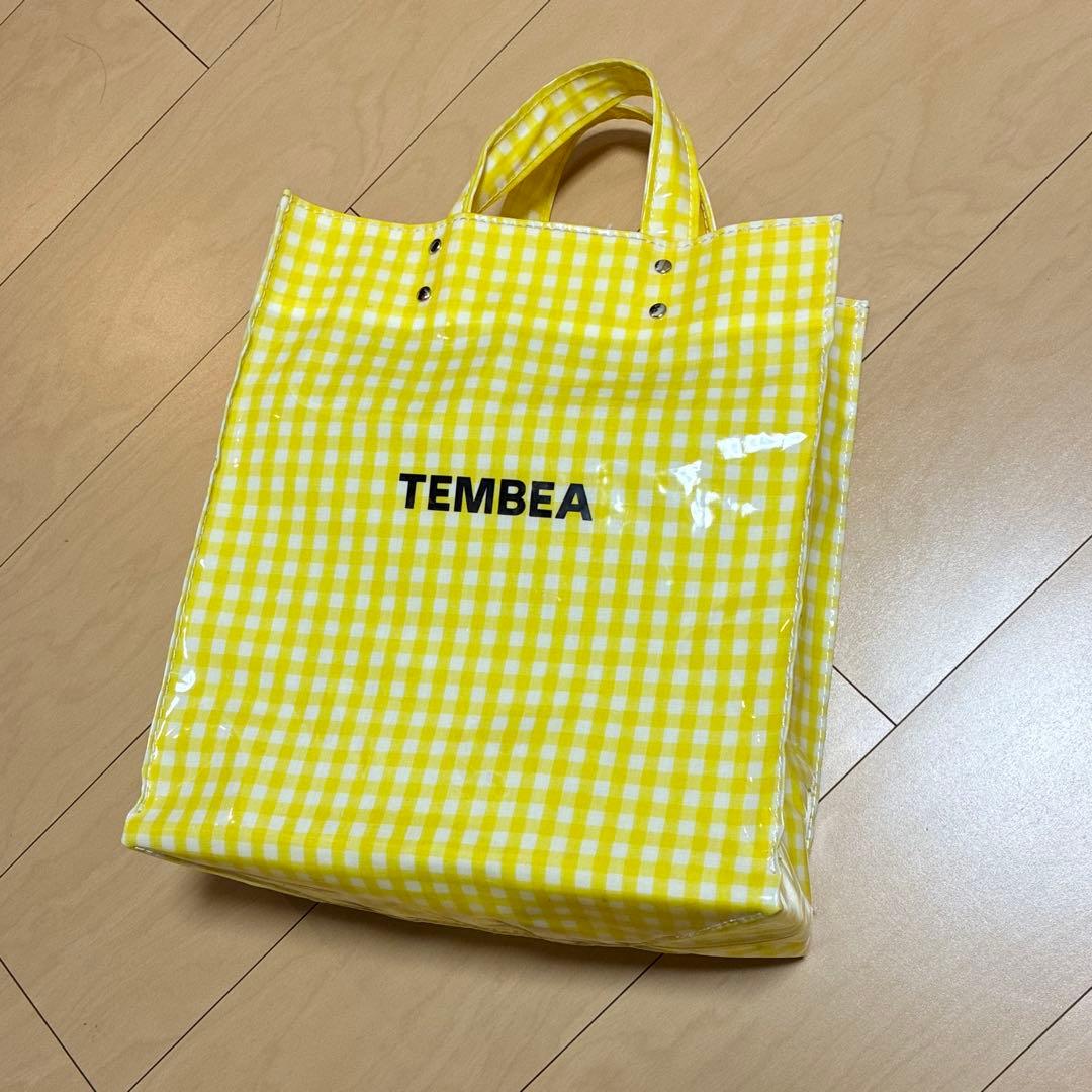 バッグ TEMBEA PAPER TOTE SMALL GINGHAM