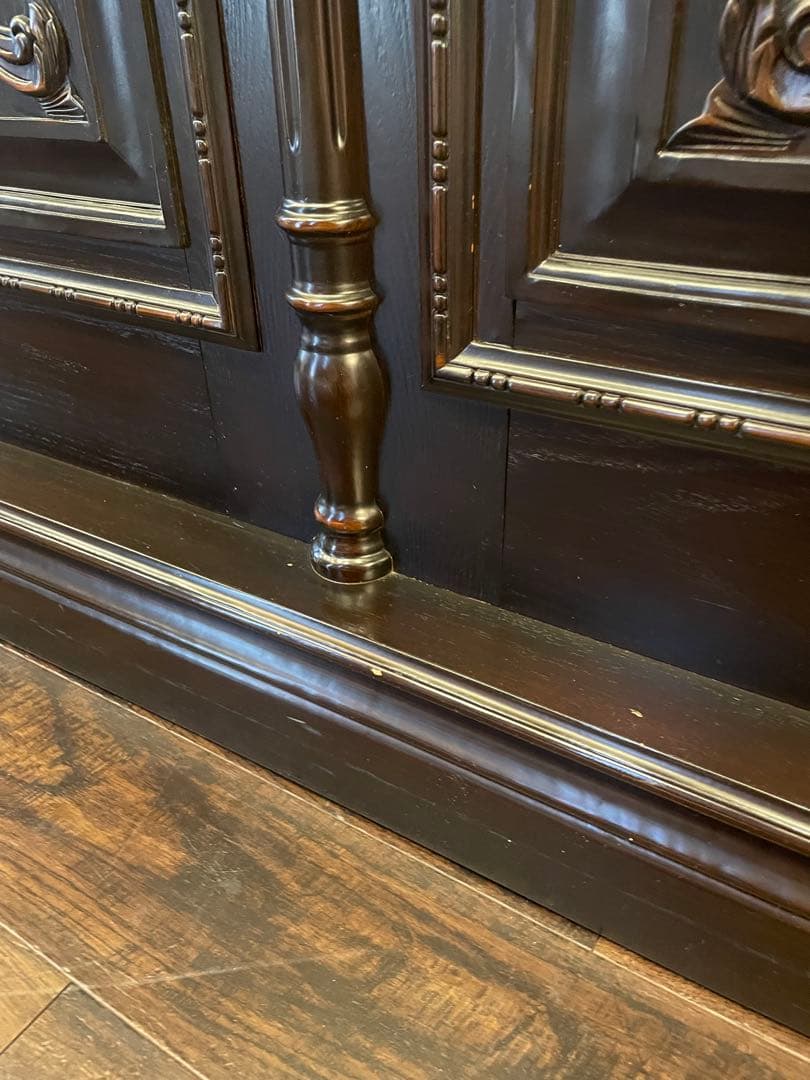 カウンター フラットトップカウンターテーブル アンティーク 店舗什器