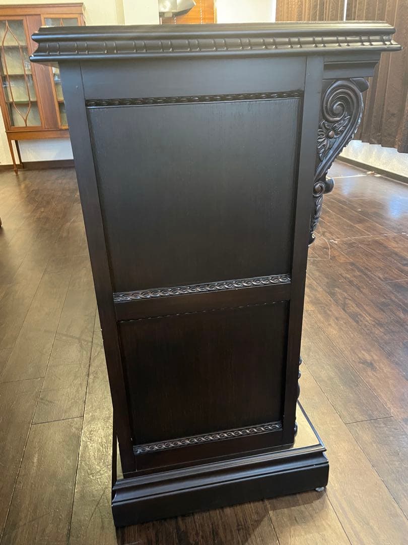 カウンター フラットトップカウンターテーブル アンティーク 店舗什器