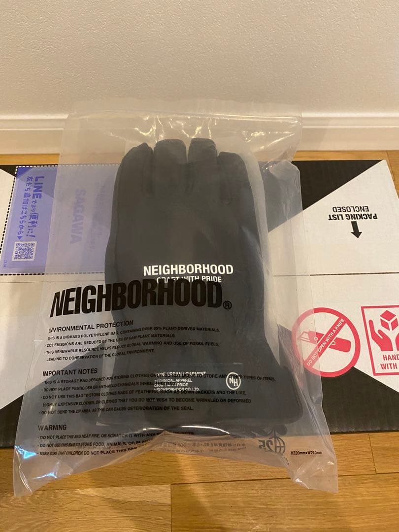 NEIGHBORHOOD 手袋　ブラック　グローブ Mサイズ
