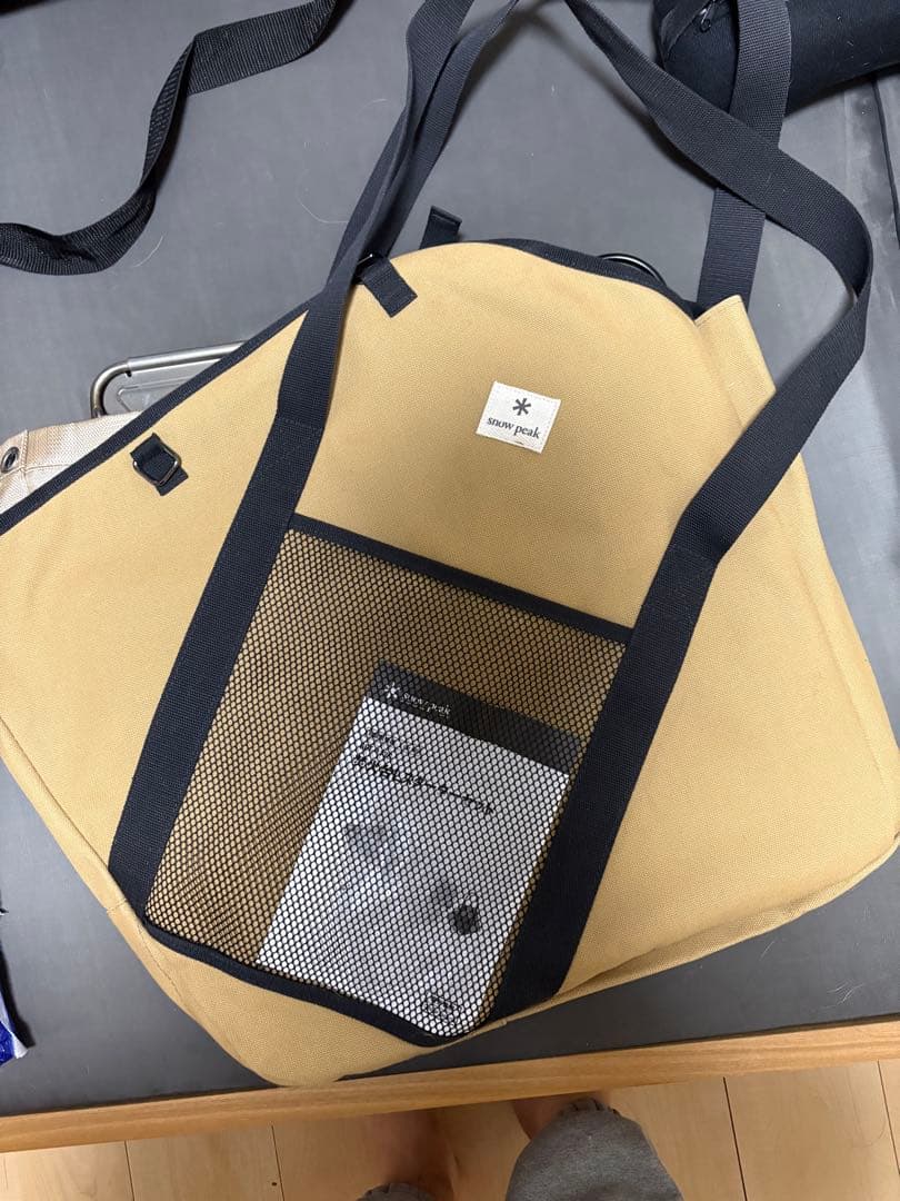  peak 焚き火台Lスターターセット　キャンバスバッグ ベージュ