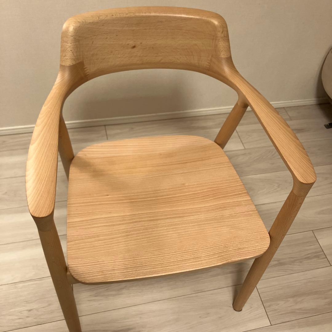 マルニ木工　HIROSHIMA　板座　ビーチ材　美品