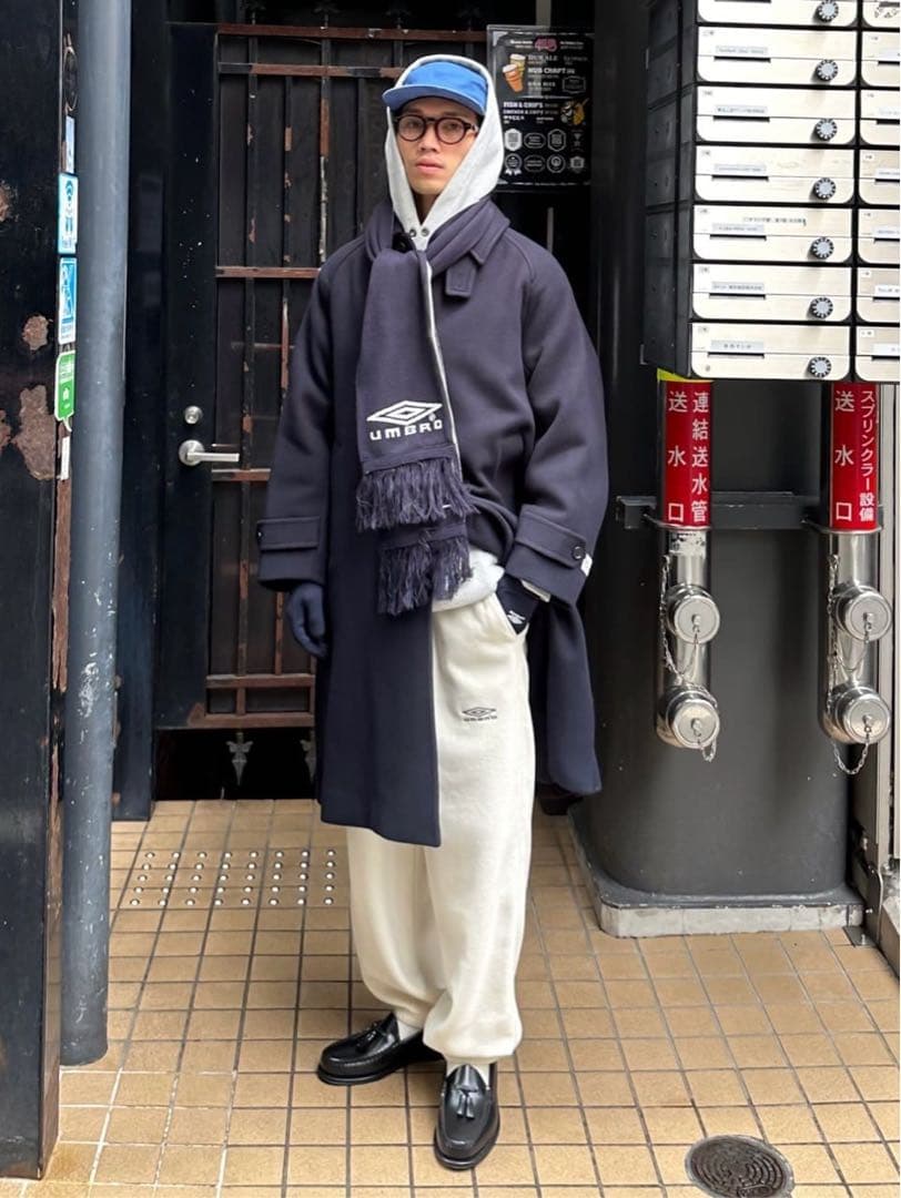 UMBRO アンブロ ジャーナルスタンダード ブラック サッカーマフラー