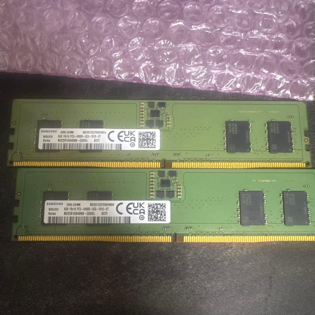 Samsung メモリ DDR5 4800MHz 16GB (8GB×2)