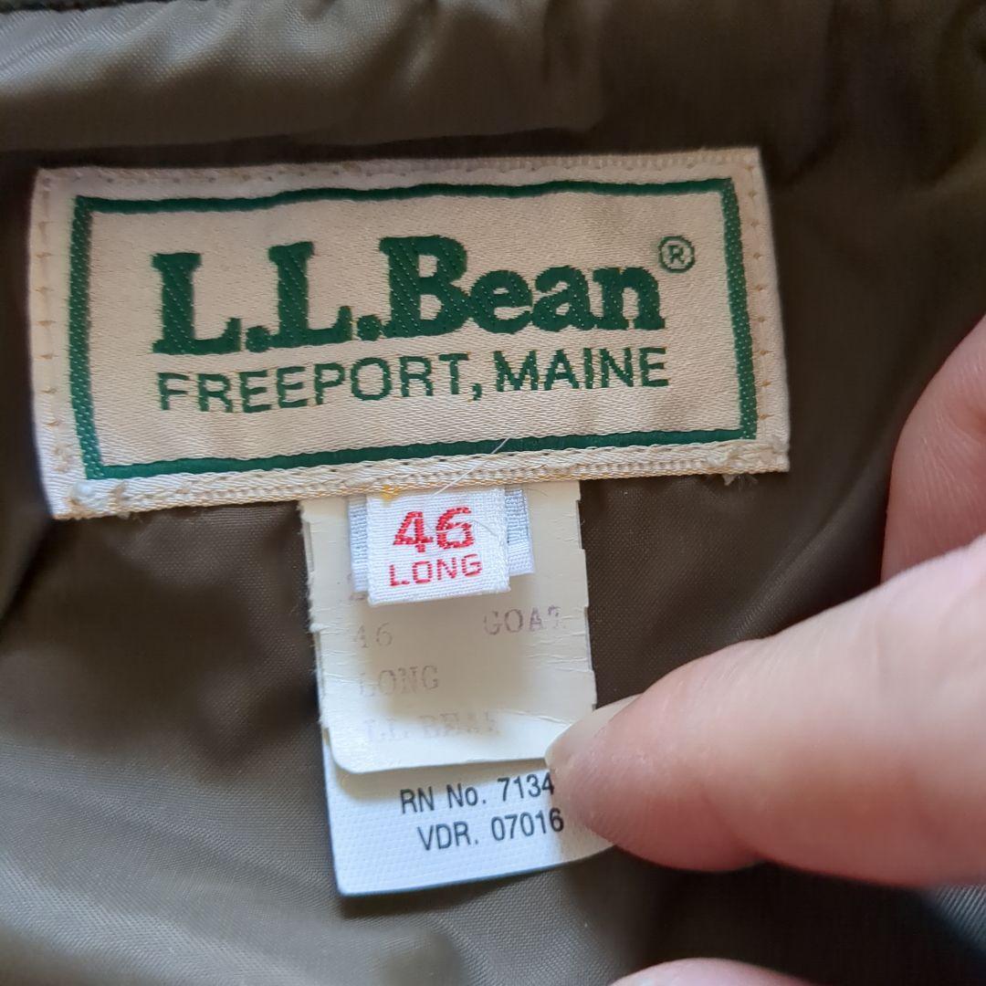 美品 USA製 L.L.Bean A-2タイプ レザージャケット ブラック XL