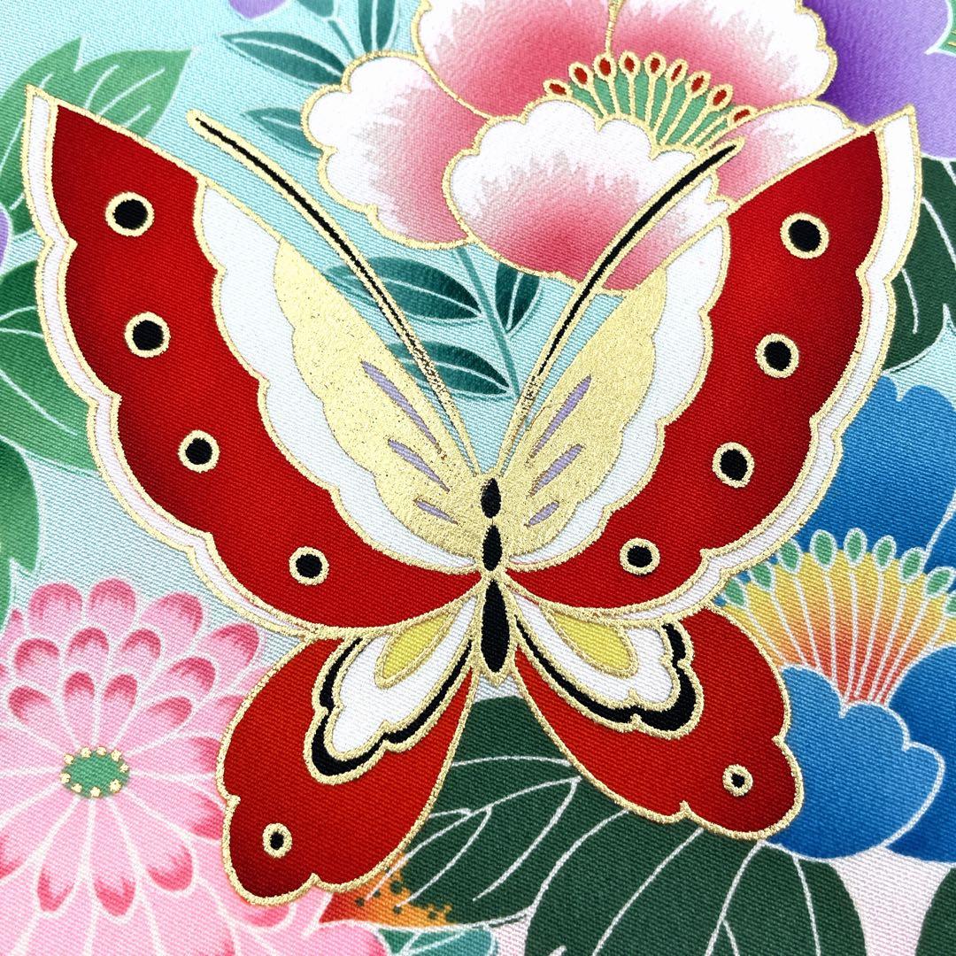 ◎mk-2164　七五三　女の子　着物　日本製　7歳　　12-12