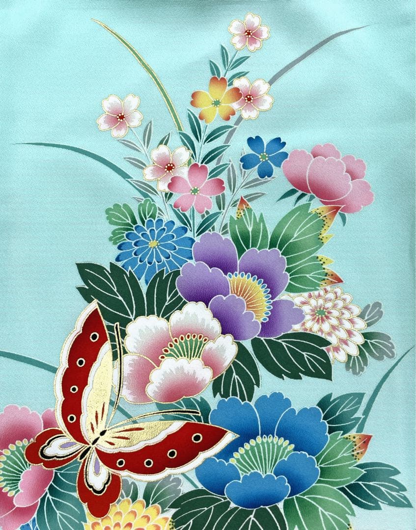 ◎mk-2164　七五三　女の子　着物　日本製　7歳　　12-12