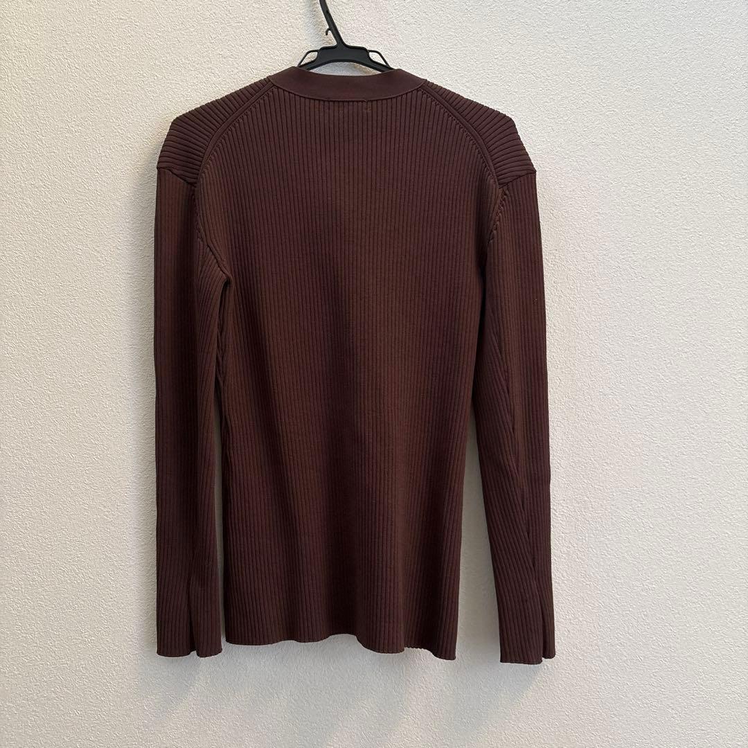 アダムエロペ(EMOELLE) ブラウンカーディガン