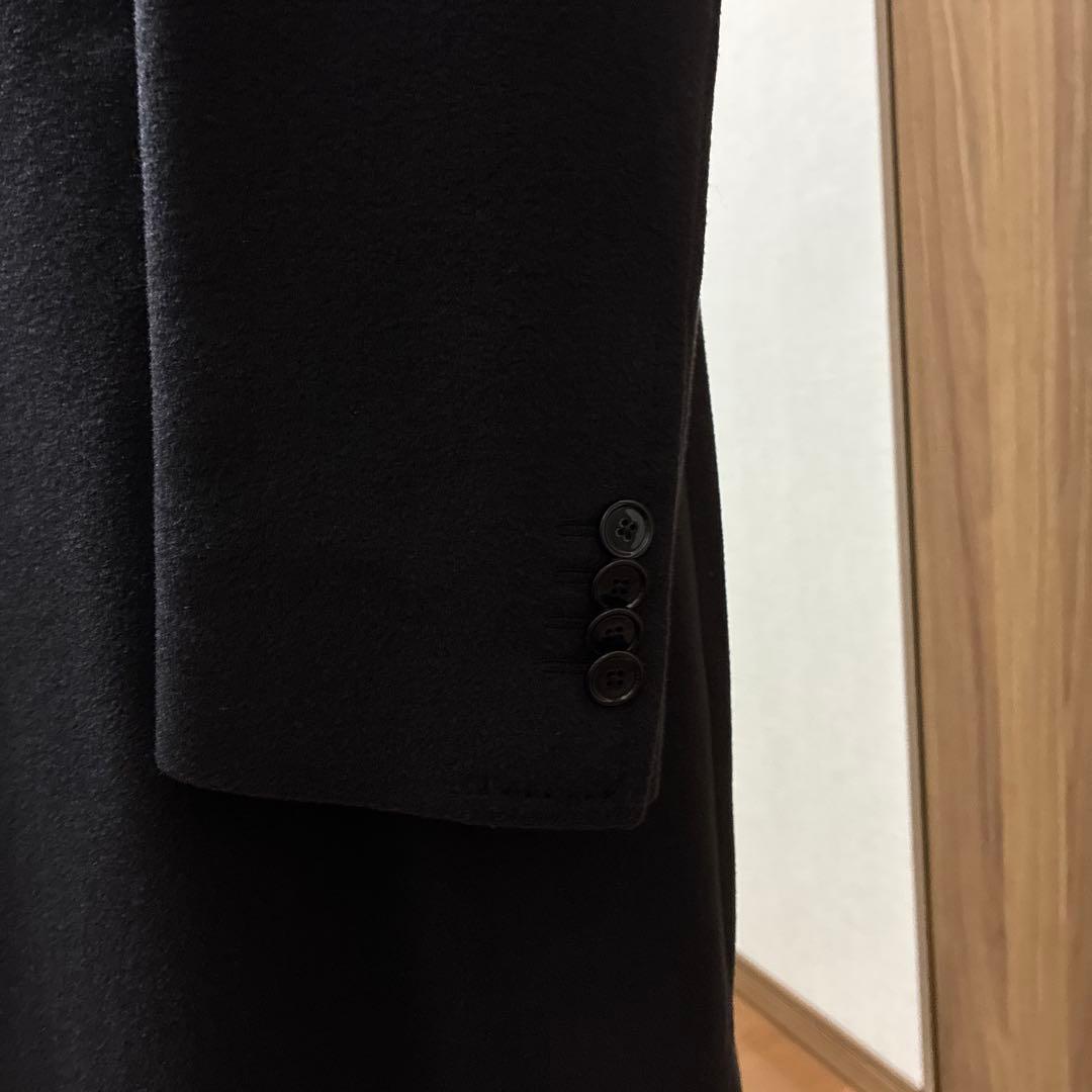 TAGLIATORE（タリアトーレ）美品タカシミヤ　ネイビー チェスターコート
