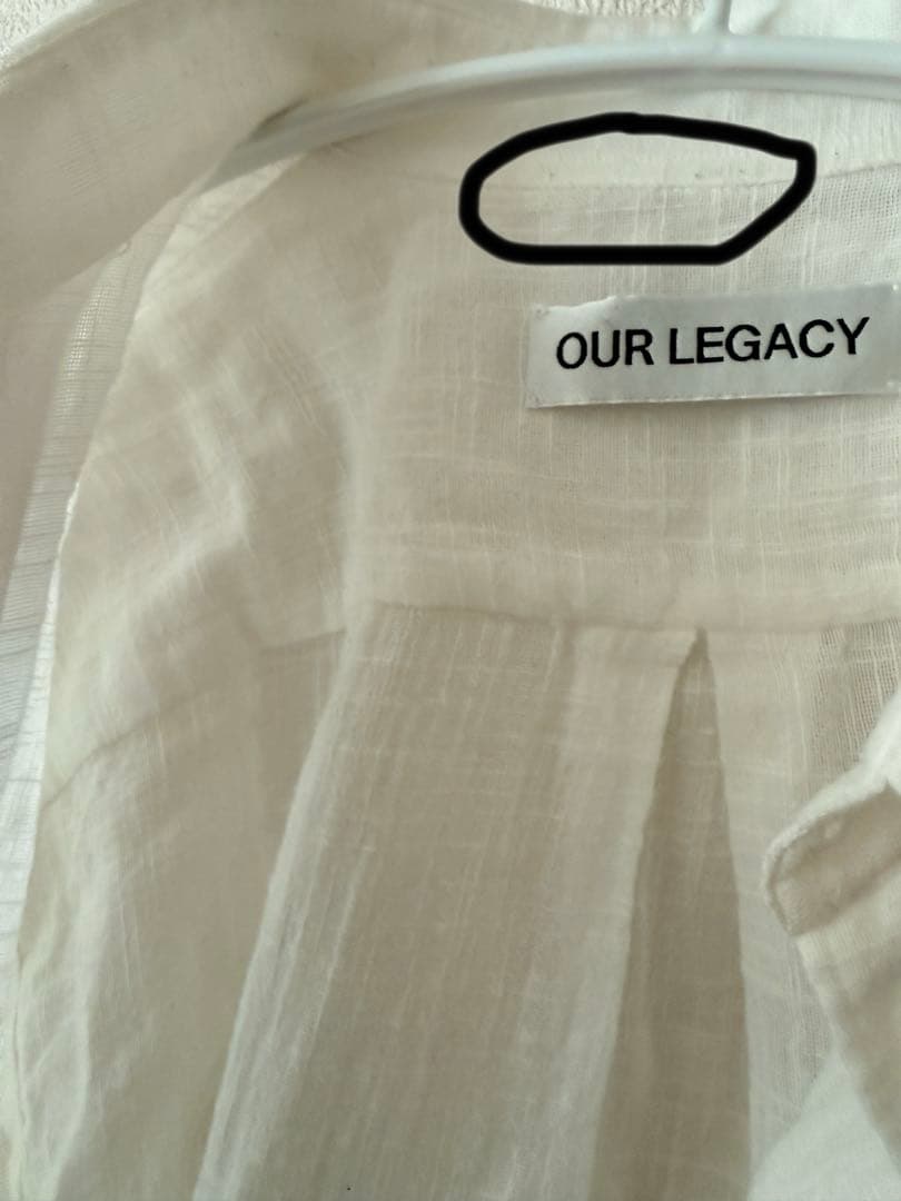 トップス our legacy coco shirt 44 white