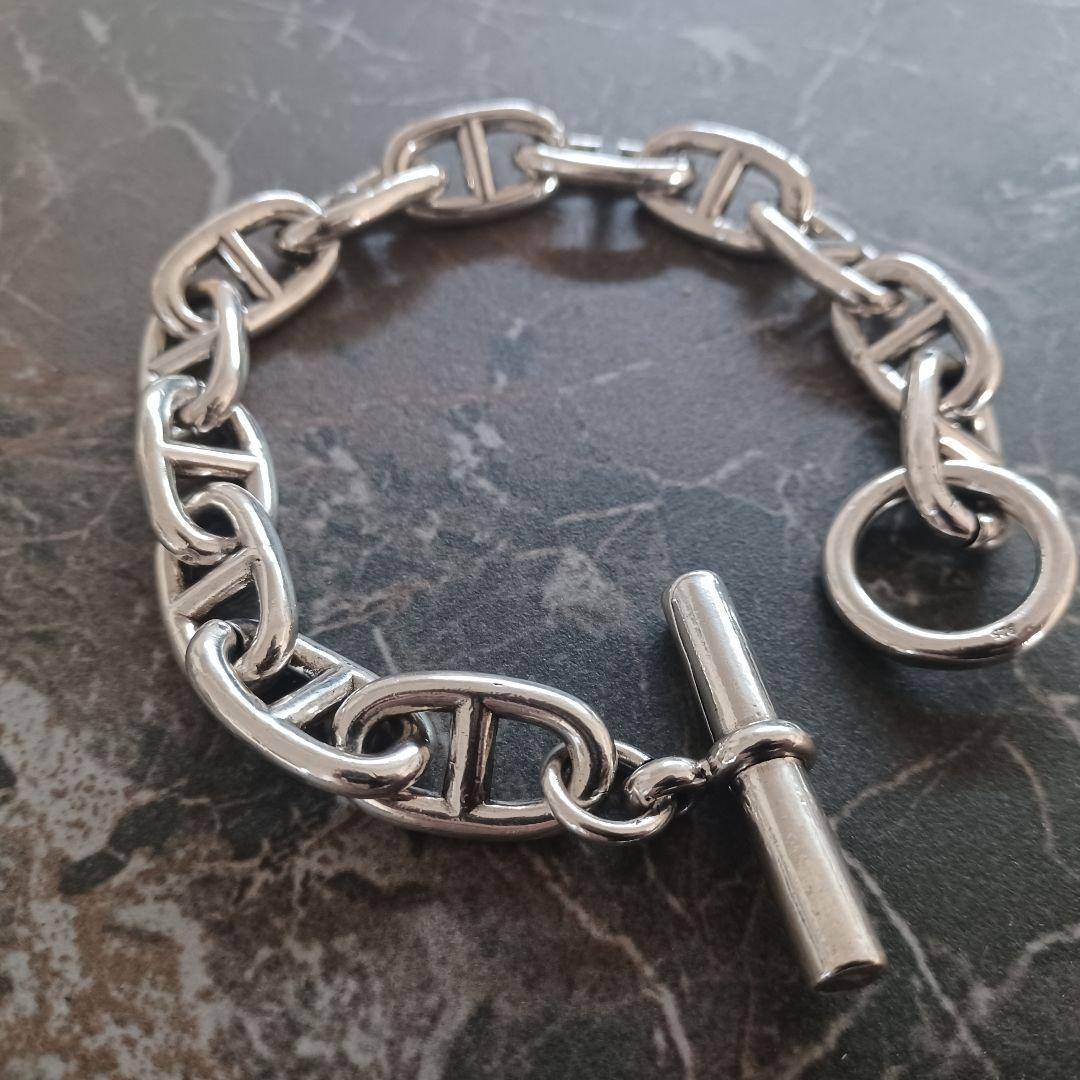 シェーヌダンクル 925 ブレスレット シルバー メンズ レディース 太 ブレス