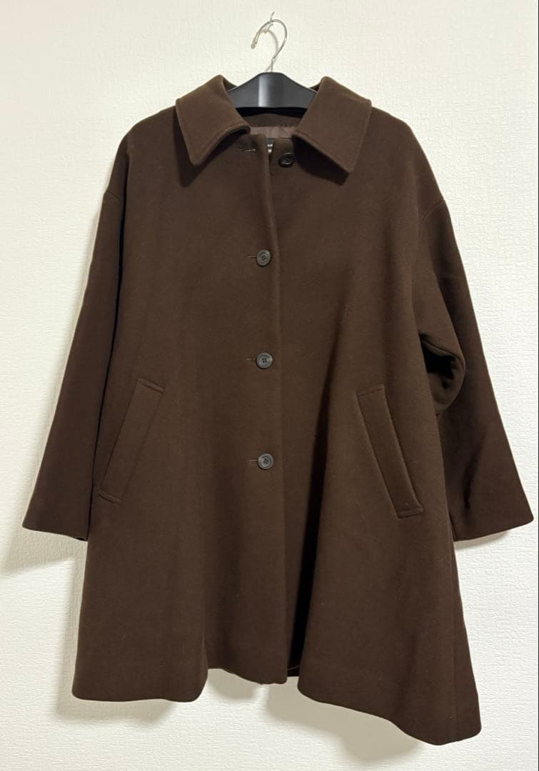 [JOURNAL STANDARD]　S120ステンカラーテントコート　ブラウン