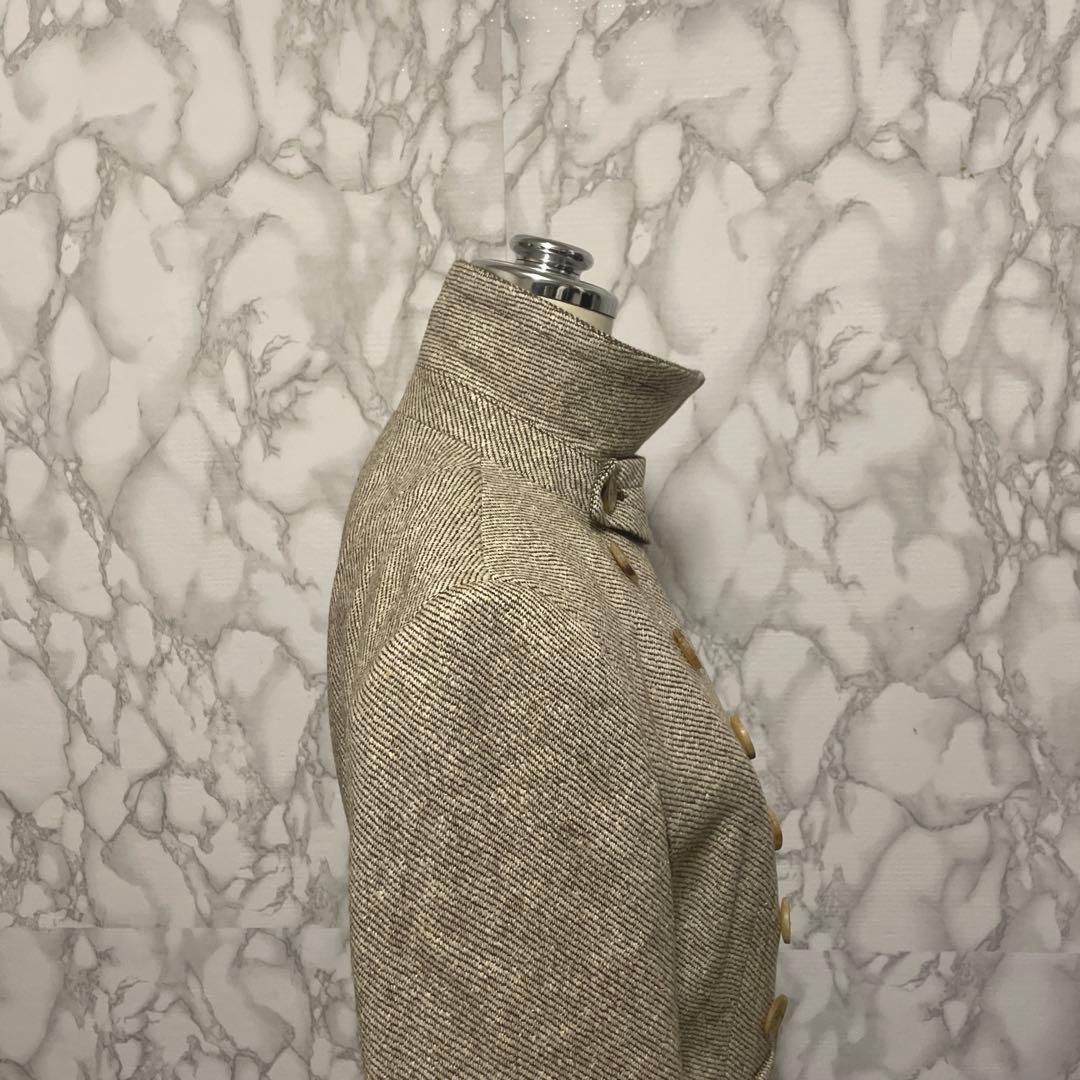 美品　AKRIS 良デザインジャケット　2way ウール　シルク　スイス製