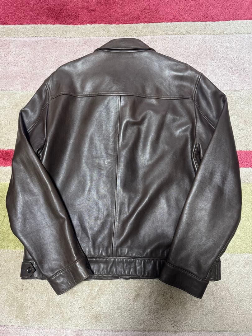 ラルフローレン　レザージャケット　こげ茶　Lサイズ ブラウン