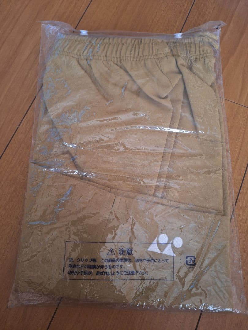 YONEX　ハーフパンツ　キャメルゴールド　Ｌサイズ　新品