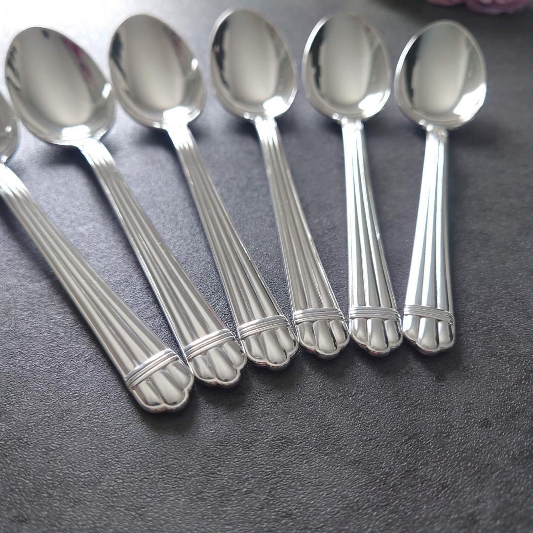 美品 クリストフル アリア コーヒースプーン 6点