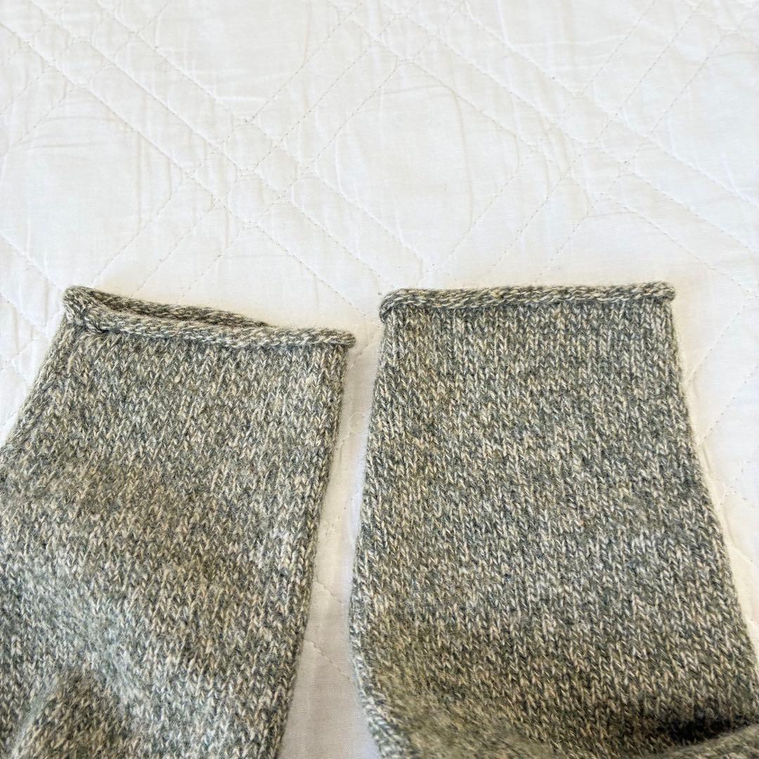 MHL. ミックスカラー ボトルネックニット グリーン マーガレットハウエル