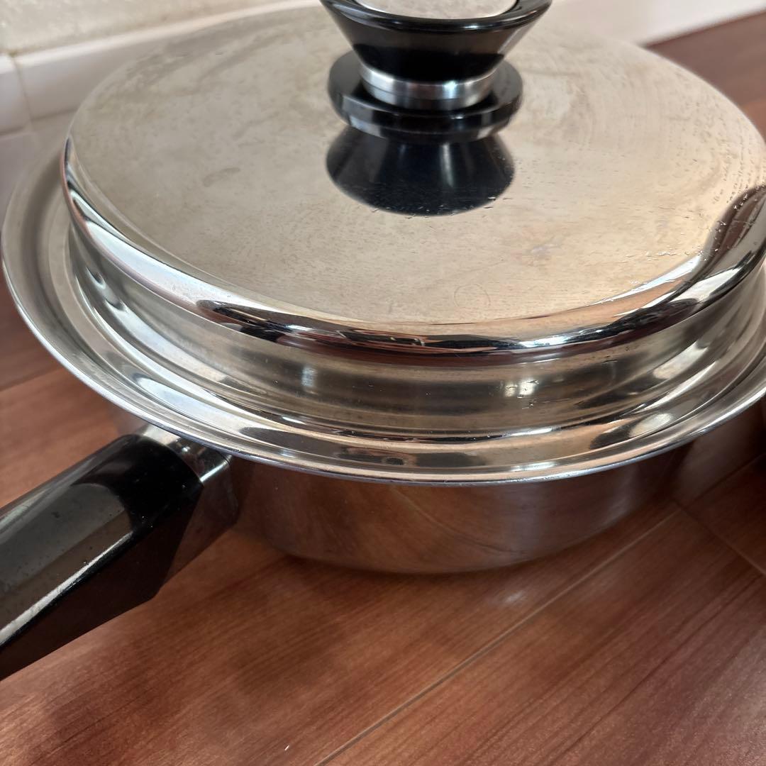 アムウェイ両手鍋・片手鍋セット ステンレススチール製