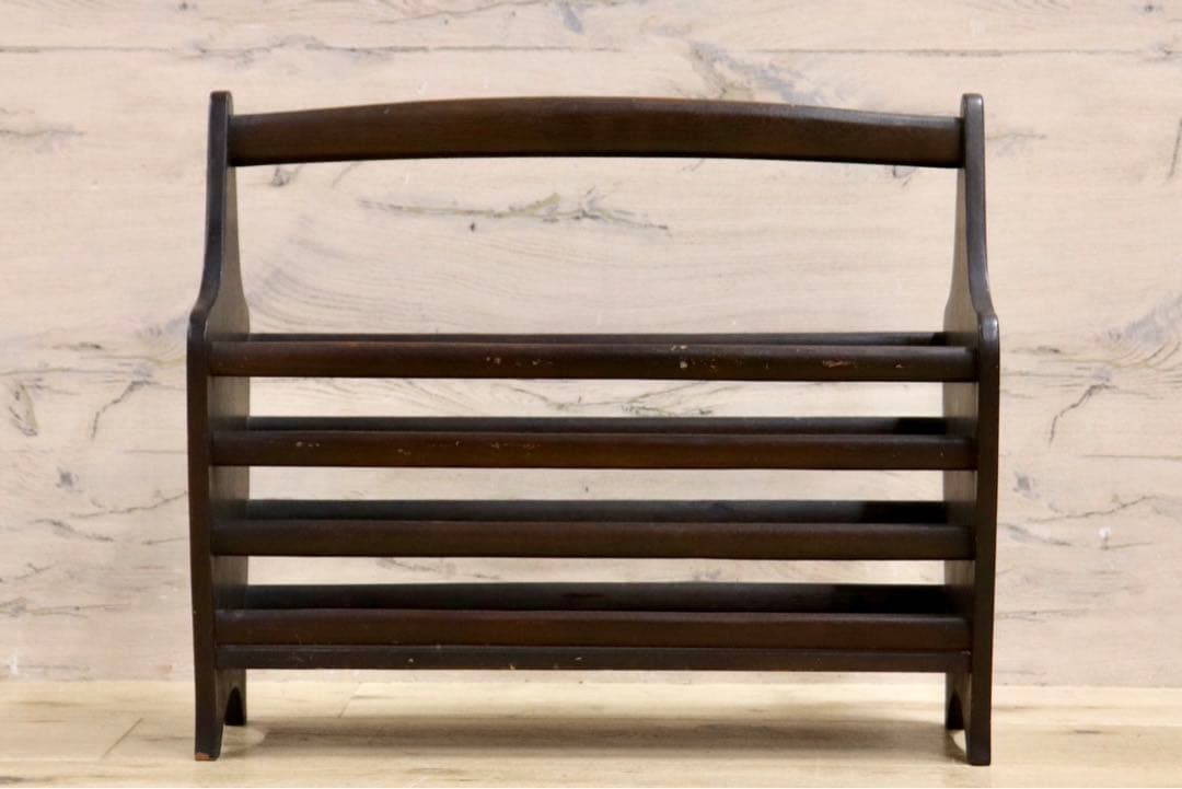 GMHH281○maruni / マルニ 孔雀 オールドマルニ マガジンラック