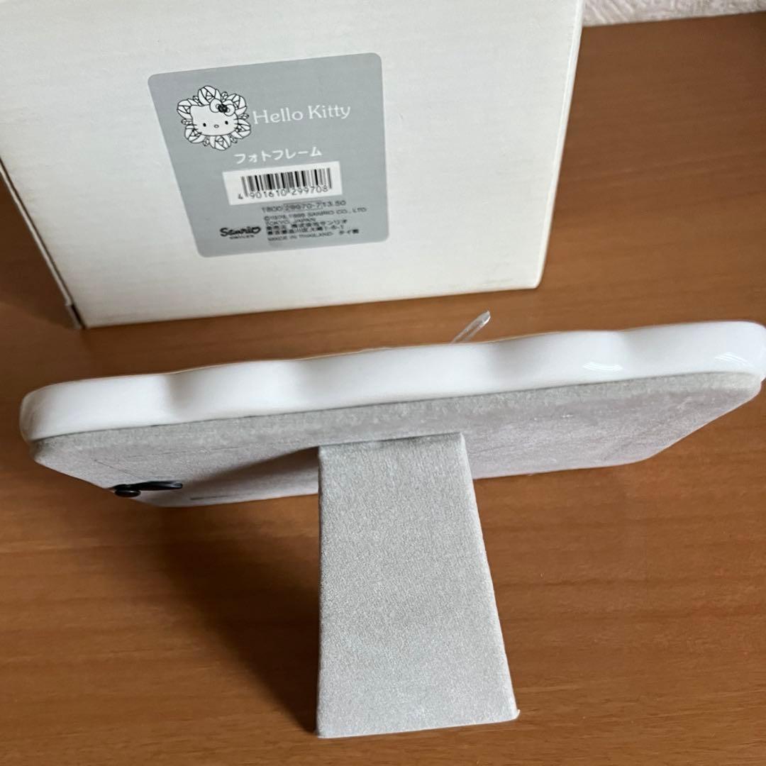 ハローキティ　フォトフレーム　1999年製　陶器　▶︎未使用