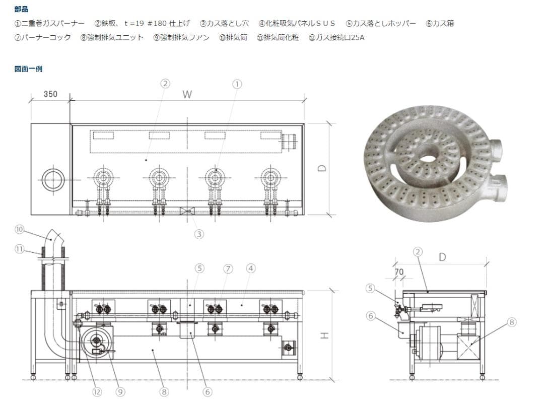 新品！激安！　最高級クラスの業務用鉄板　ステーキハウス　お好み焼き