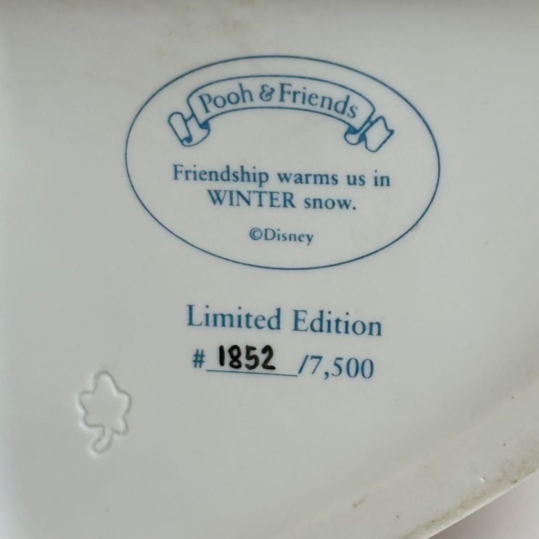 【美品】 ディズニー くまのプーさん 限定品 陶器 ピグレット オブジェ