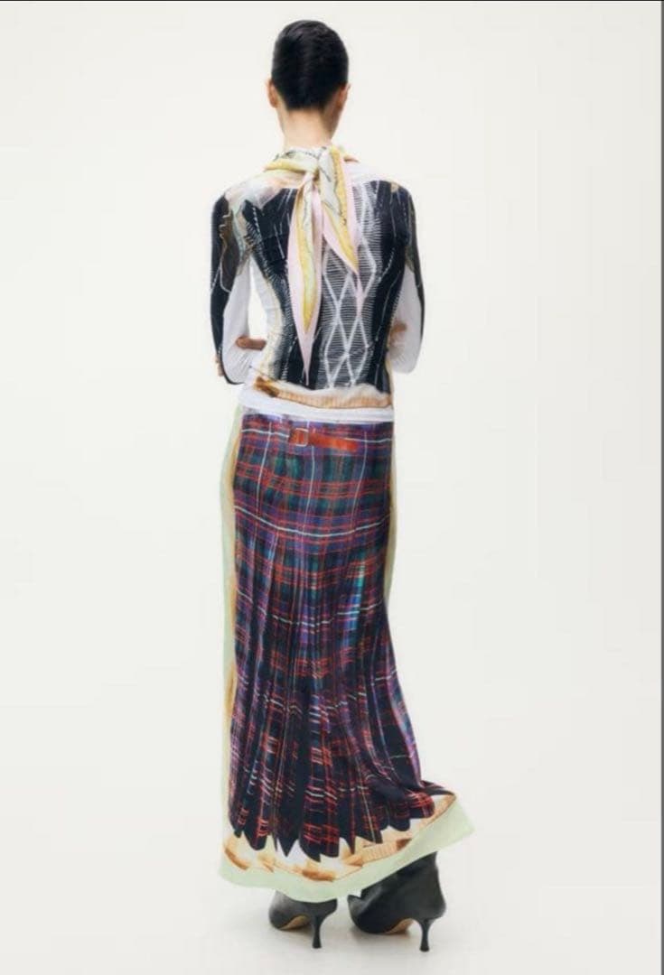 新品 グレンマーティンス Glenn Martens ×  サテンスカート