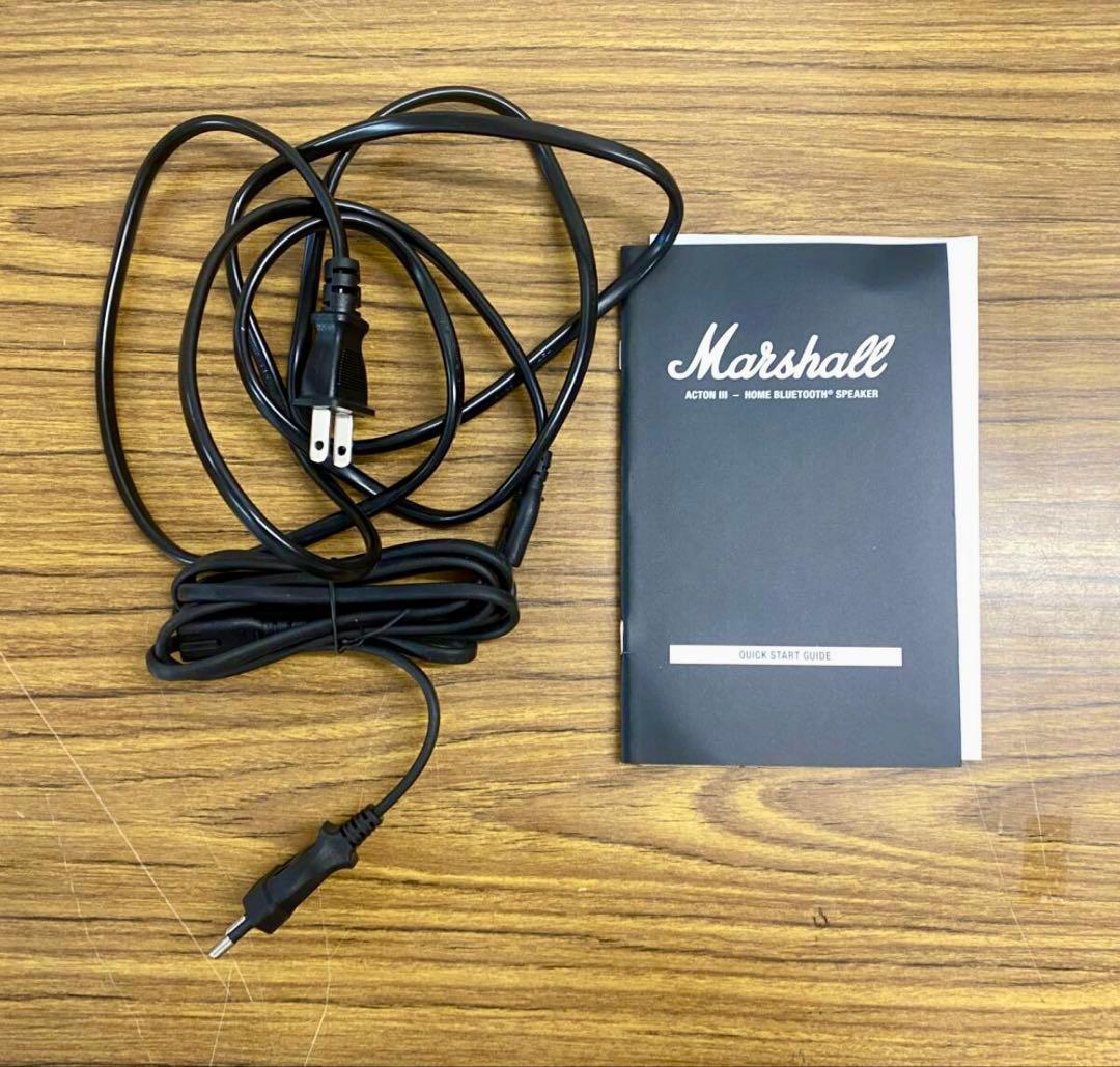 ⭕️極美品。国内正規品⭕️Marshall Acton III クリーム色