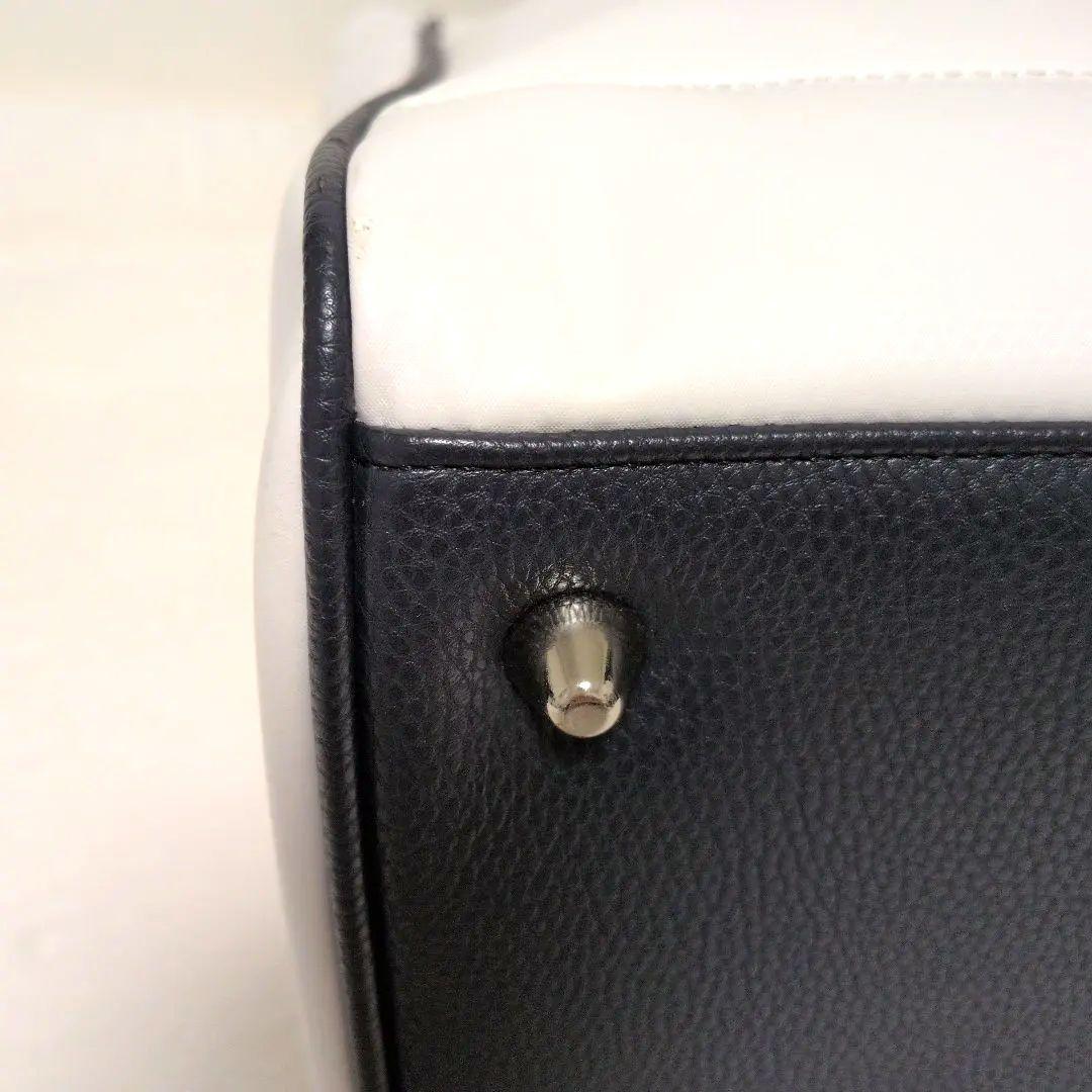 美品♡トミーヒルフィガーゴルフ ロッカーバック レザー エナメル トートバッグ