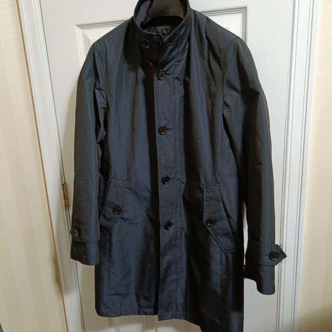 【1回着用のみ】ブラックレーベルクレストブリッジ　スタンドカラーコート紺Mサイズ