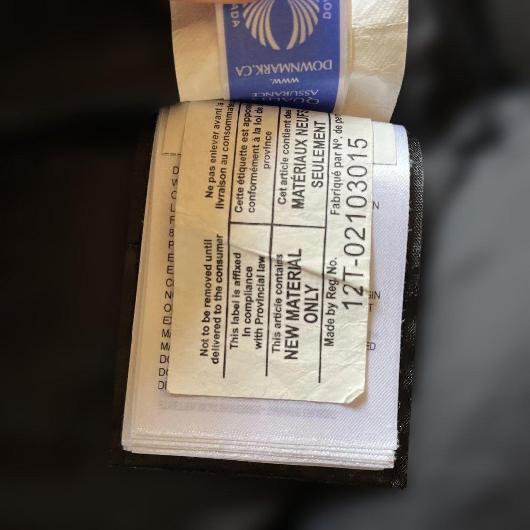 カナダグース　ダウンベスト　ブラック　S　クリーニング済み