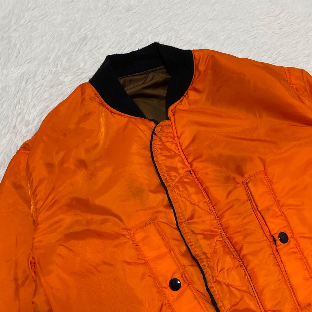 USA製 アルファインダストリー MA-1 リバーシブル フライトジャケット