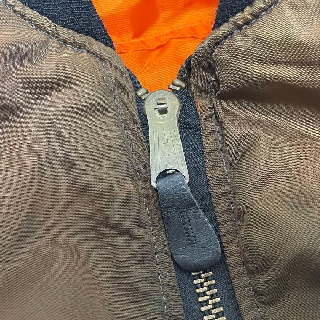 USA製 アルファインダストリー MA-1 リバーシブル フライトジャケット