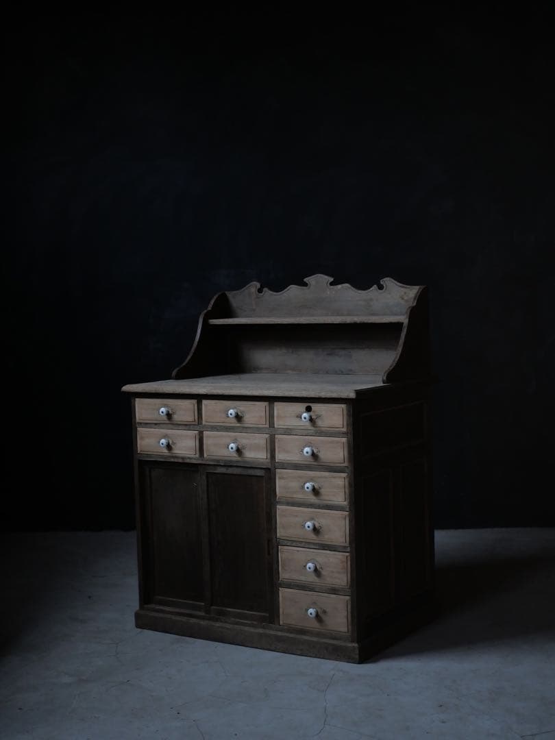 机　カウンターテーブル　台　店舗什器　古家具　古道具　アンティーク　昭和レトロ