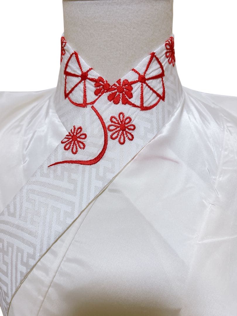 鹿の子柄♡七五三　7歳　女の子　フルセット　一式　赤系　ゴールド　黒