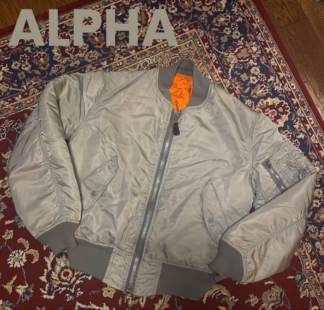 80-90s ALPHA USA製 MA-1 フライトジャケット サイズS