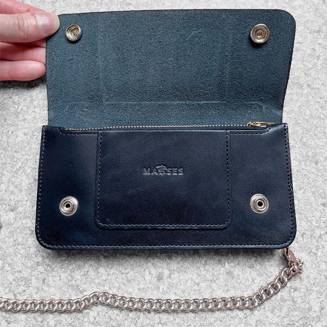 マシス MASSES　トラッカーロングウォレット&ウォレットチェーン