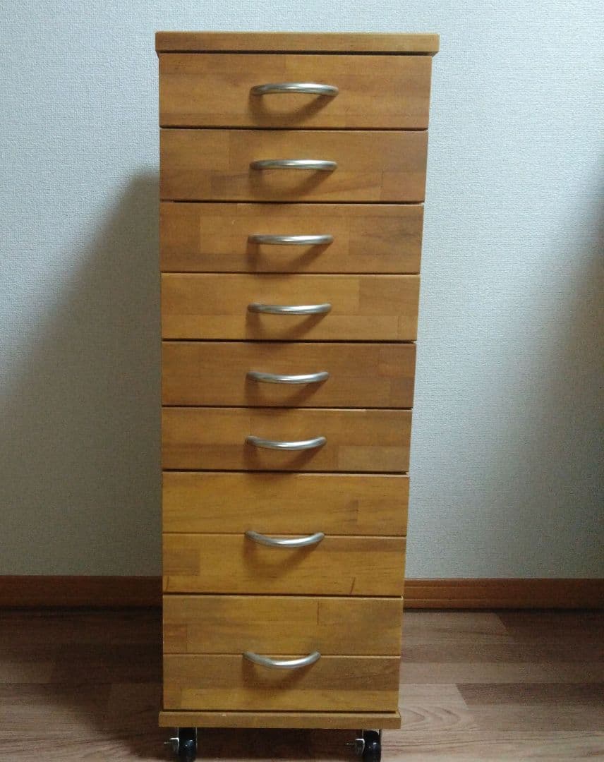 キャスター付き多段チェスト＊A4・ 8段タイプ ＊ベルメゾン